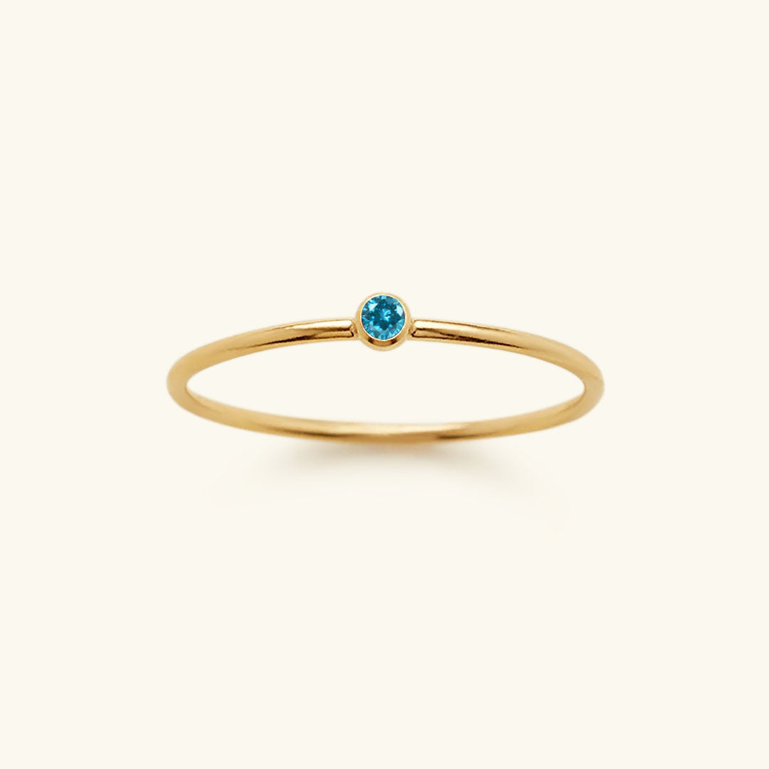 Amelia Birthstone Stacker Gyűrű