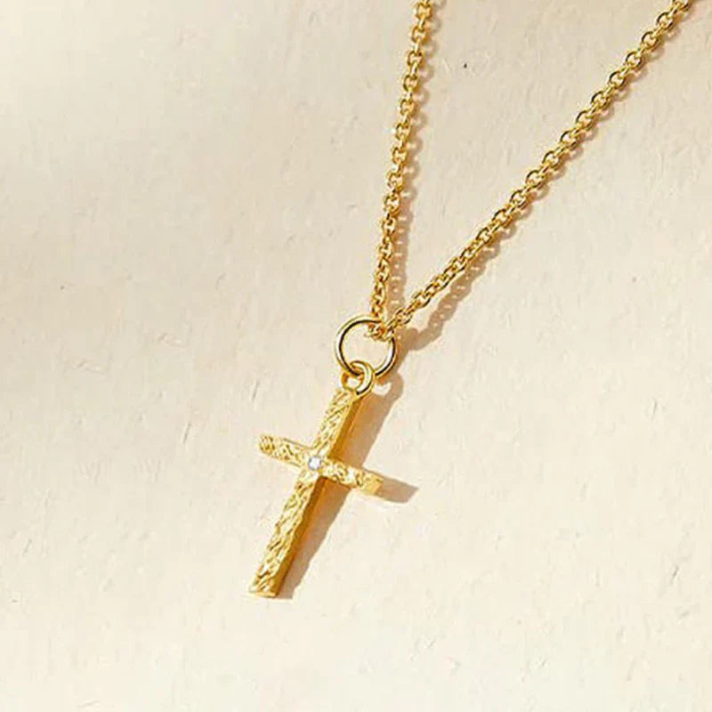 Cross Initial Nyaklánc Készlet | Arany