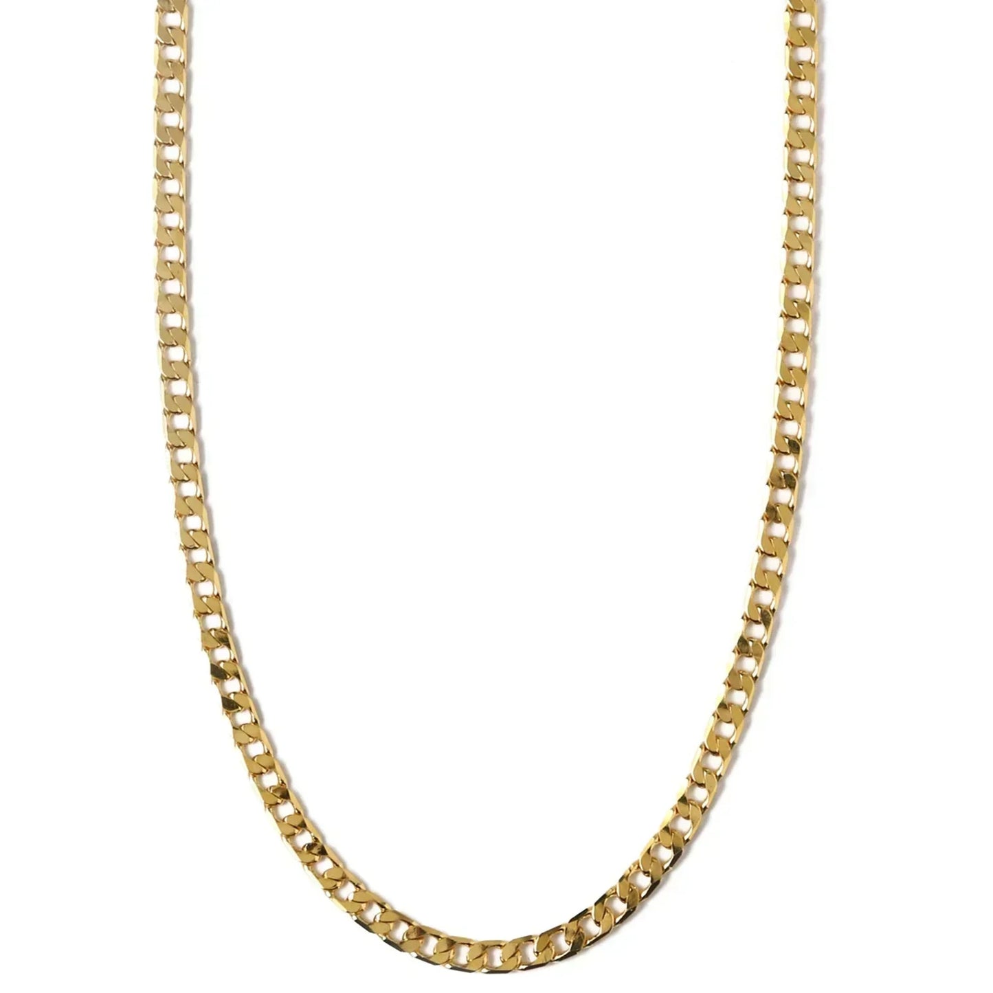 Flat Link Curb Chain Nyaklánc | Arany