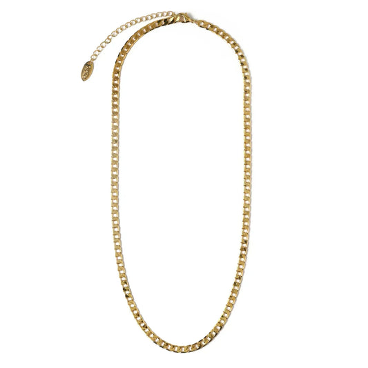 Flat Link Curb Chain Nyaklánc | Arany