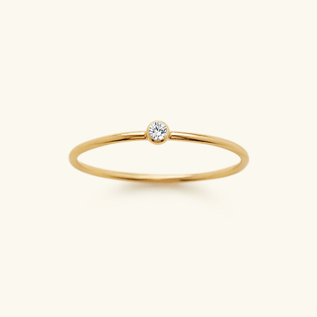 Amelia Birthstone Stacker Gyűrű