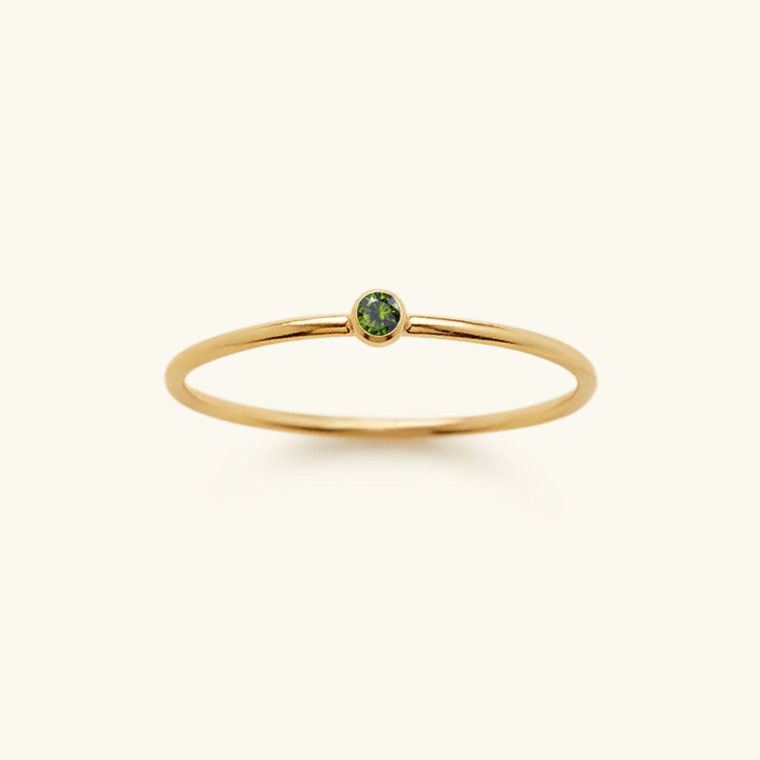Amelia Birthstone Stacker Gyűrű