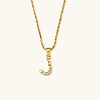 Maeve Letter Initial Gyémánt Nyaklánc