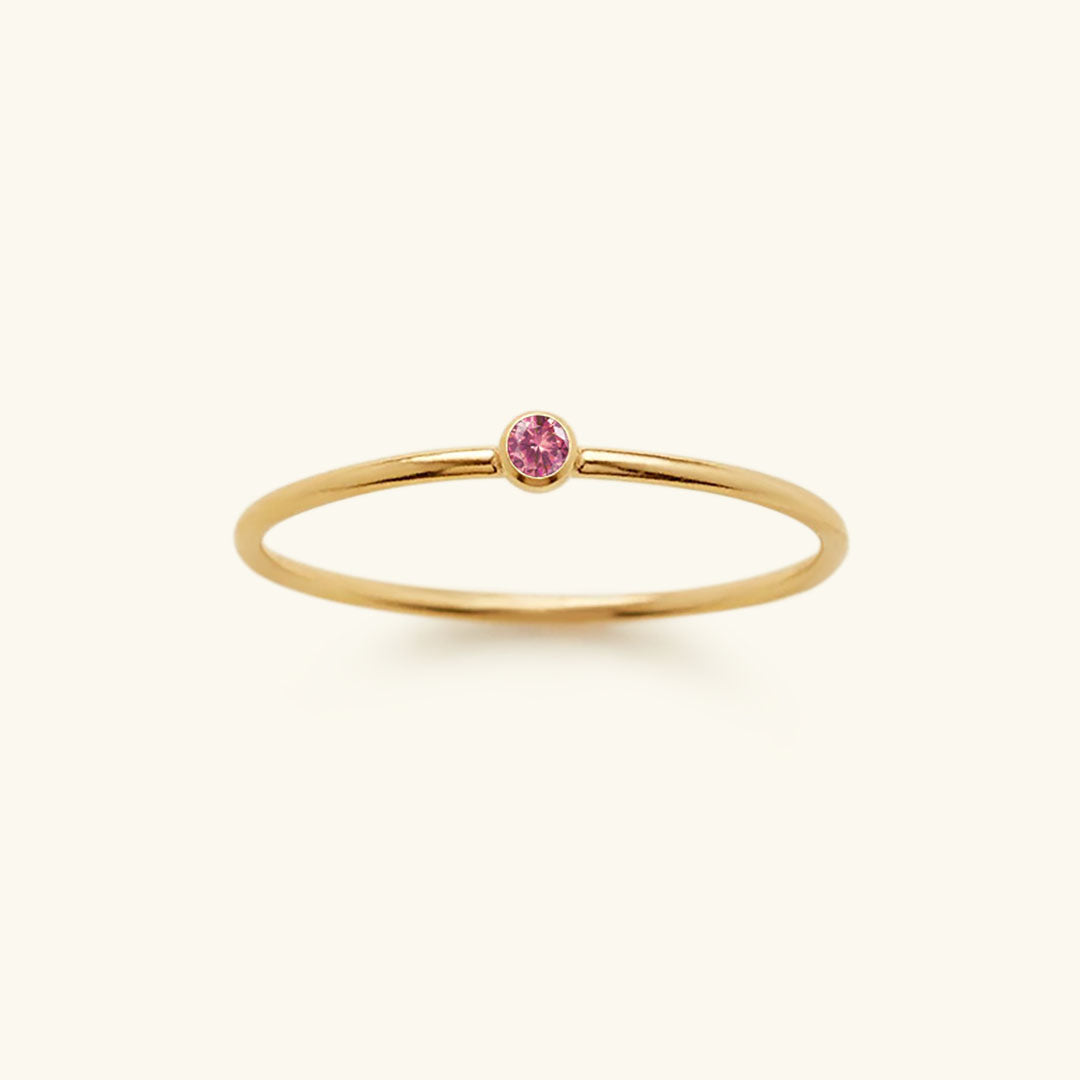 Amelia Birthstone Stacker Gyűrű