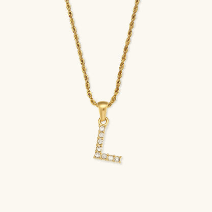 Maeve Letter Initial Gyémánt Nyaklánc