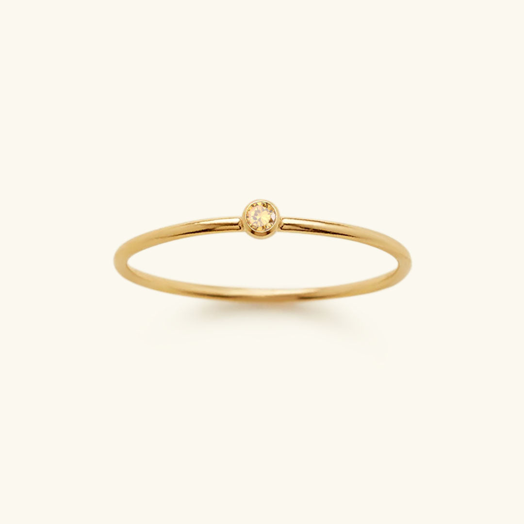 Amelia Birthstone Stacker Gyűrű