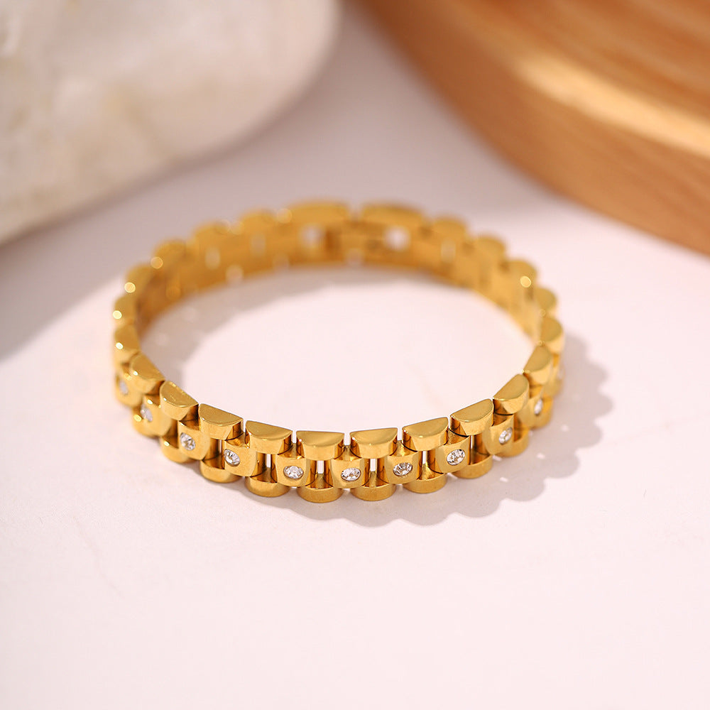 Arany Watchband Karkötő