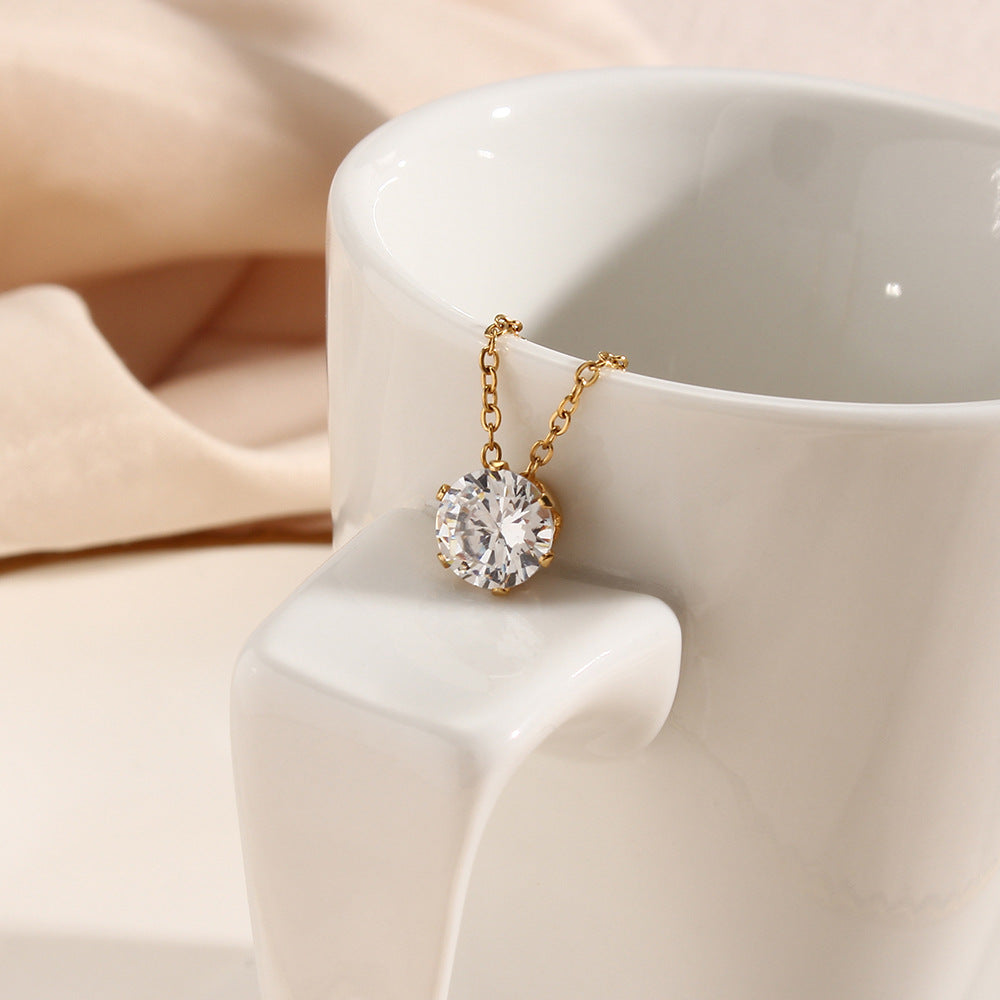 Kyla Solitaire Arany Nyaklánc