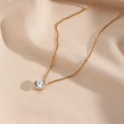 Kyla Solitaire Arany Nyaklánc