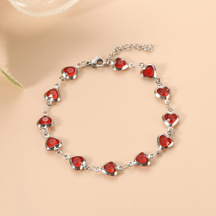 Ophelyra Garnetelle Karkötő | Fehér Arany