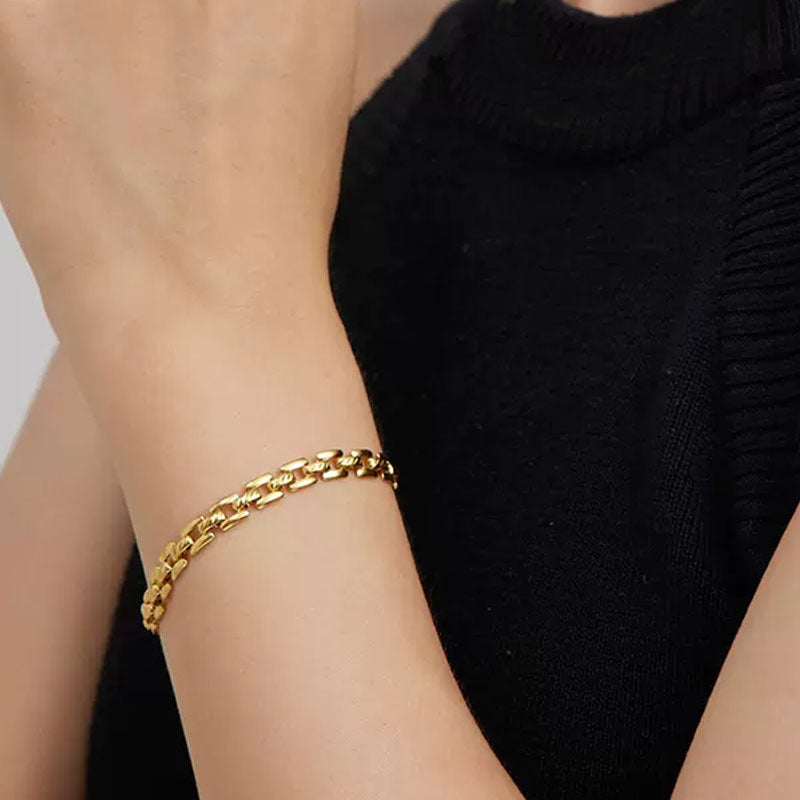 Timepiece Chain Karkötő | Arany