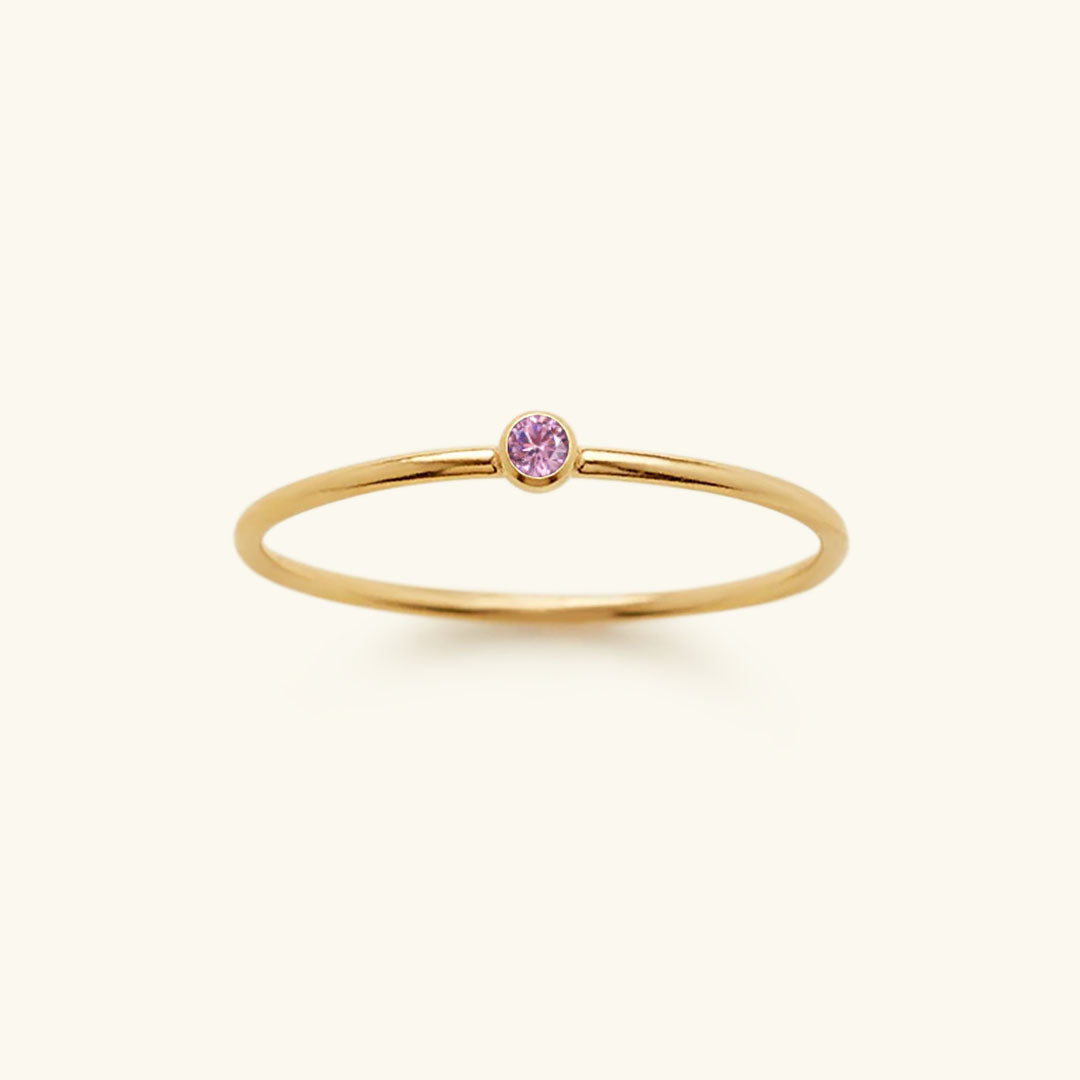 Amelia Birthstone Stacker Gyűrű