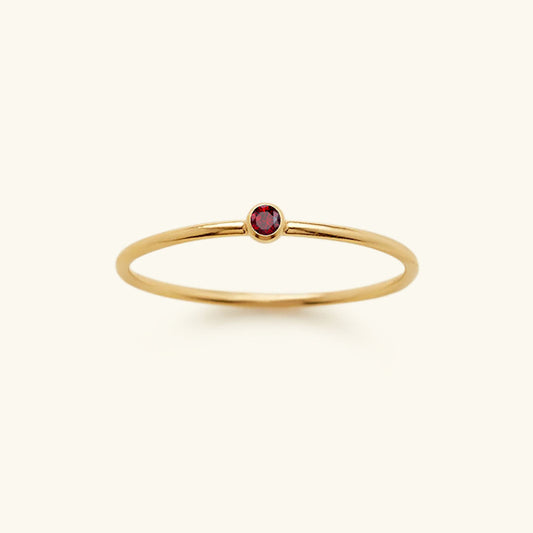 Amelia Birthstone Stacker Gyűrű