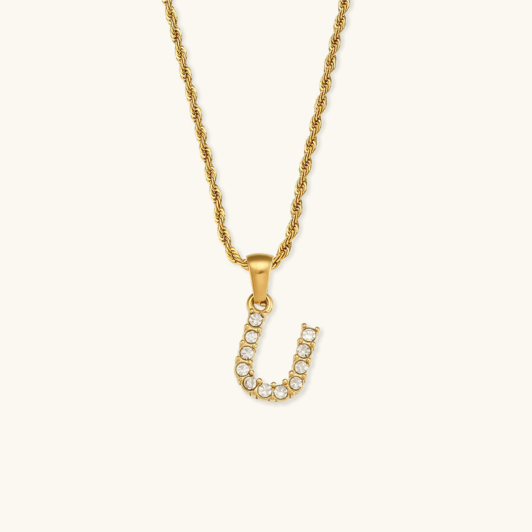 Maeve Letter Initial Gyémánt Nyaklánc