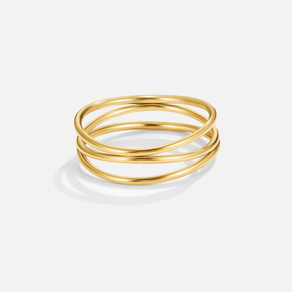 Arany Minimalist Wrap Gyűrű