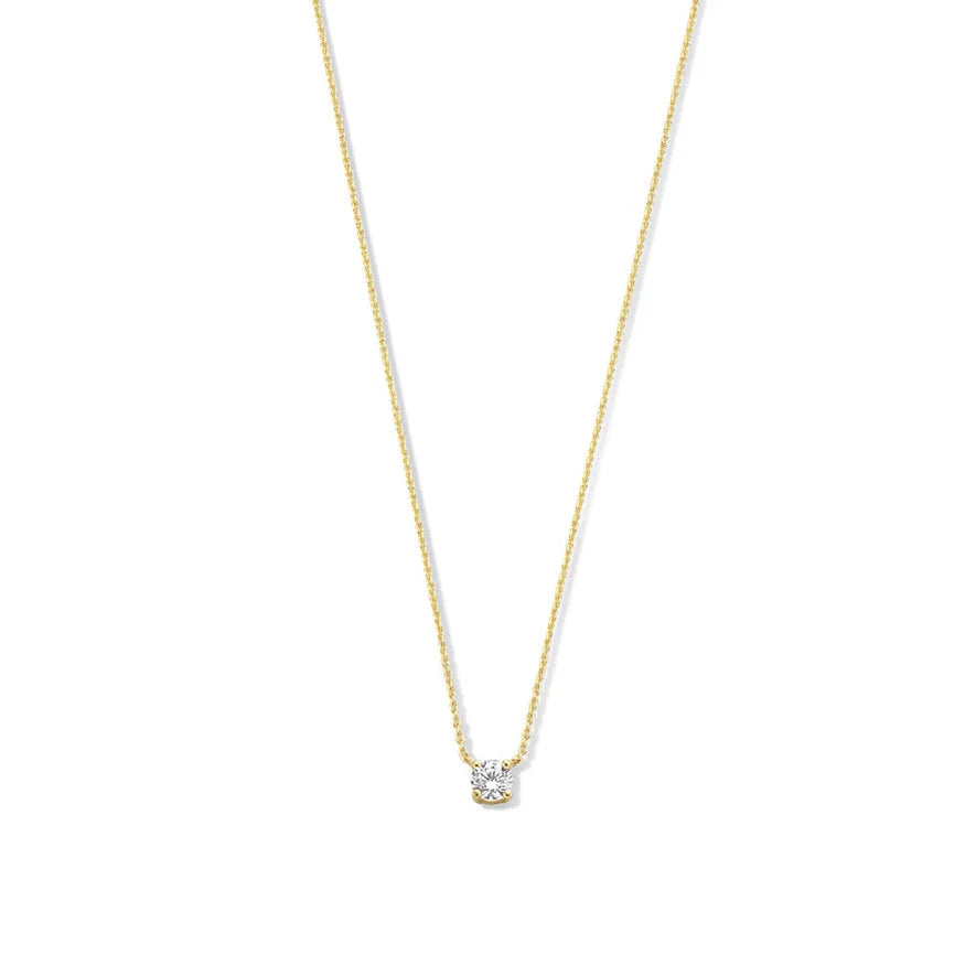 Cléa Moissanite Kő Nyaklánc | Arany