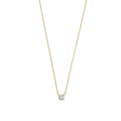 Cléa Moissanite Kő Nyaklánc | Arany