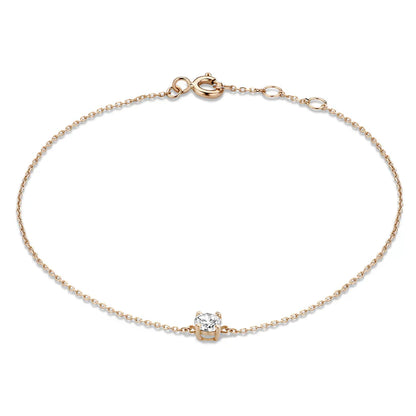 Cléa Moissanite Kő Karkötő | Arany