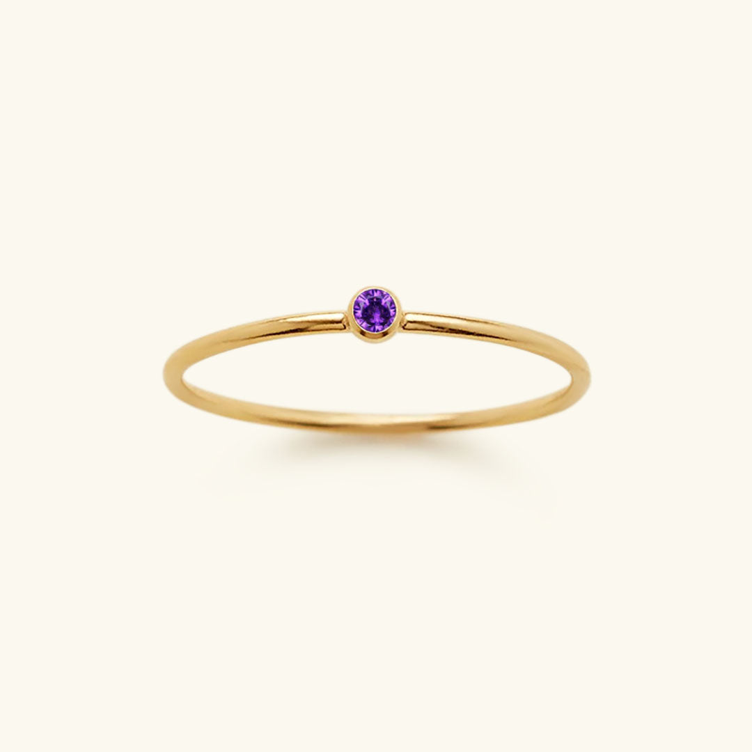 Amelia Birthstone Stacker Gyűrű