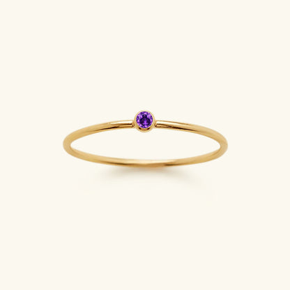 Amelia Birthstone Stacker Gyűrű