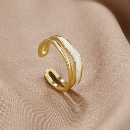 Arany Sculptural Wrap Gyűrű
