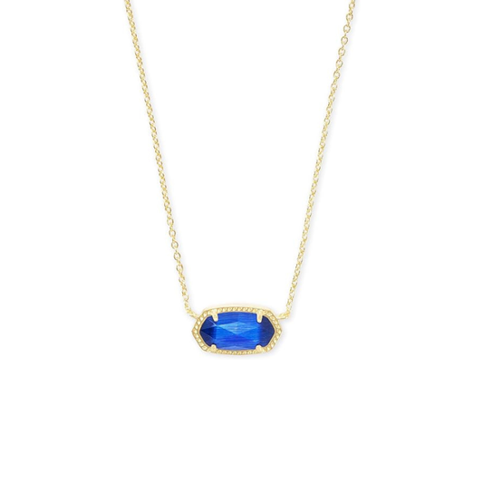 Classic Oval Zafír Nyaklánc | Arany